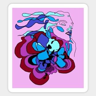 the goddess of flowers Sticker